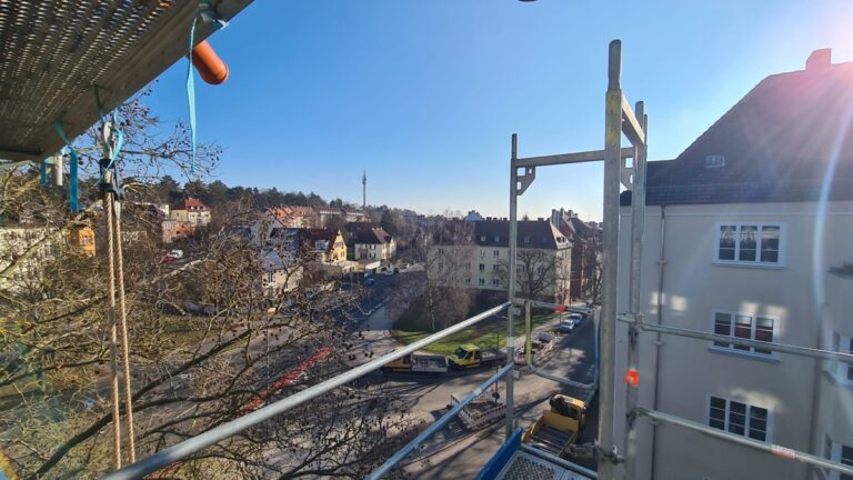 Blick vom Ostbalkon der W21